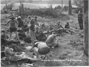 Drum up at Blackwater ford Glenn Shee mid 1950s
