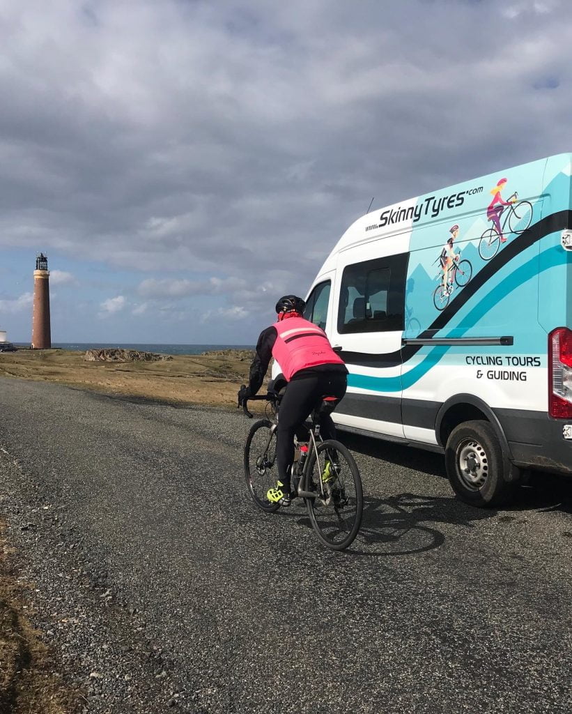 Cycling to the finish at the Butt of Lewis and the Stevenson LighthouseThe Hebridean Way - Cycling from Barra to the Butt of Lewis