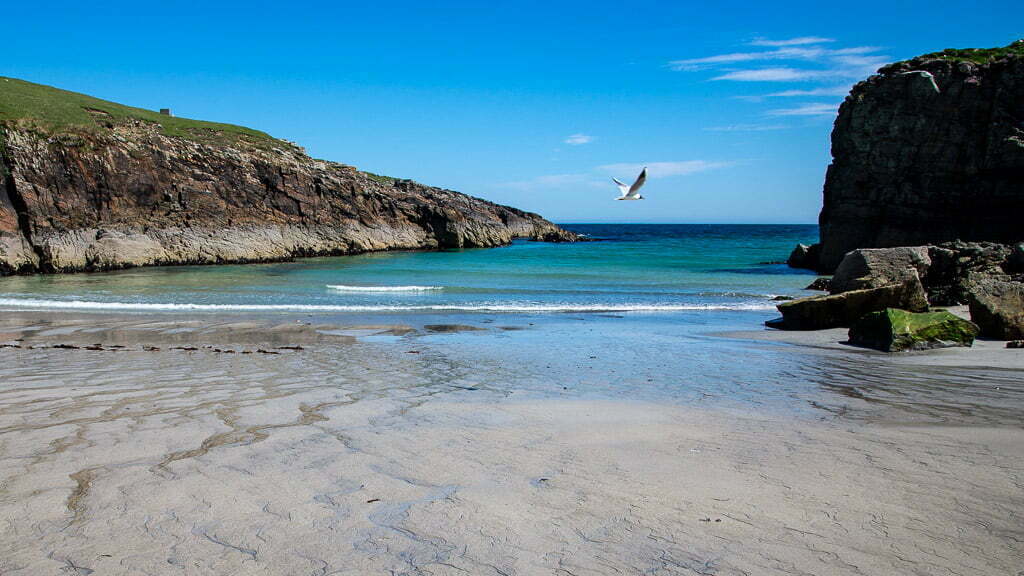 One of many beautiful beaches on the Outer Hebrides